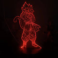 lâmpada 3d led night light goku, jiren, broly ETC...