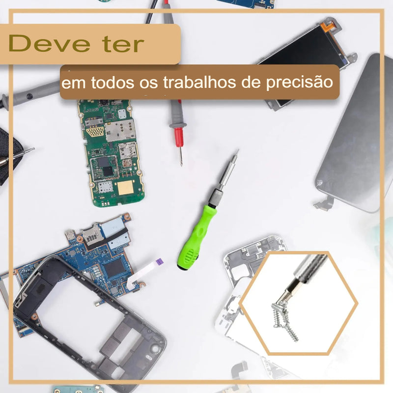 Mini conjunto de chave de fenda de precisão 32 em 1.