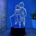 lâmpada 3d led night light goku, jiren, broly ETC...