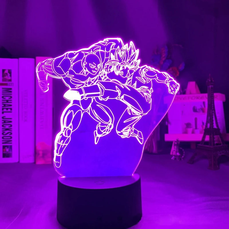 lâmpada 3d led night light goku, jiren, broly ETC...