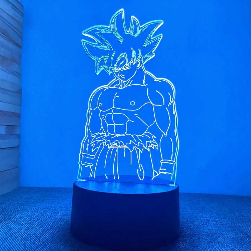 lâmpada 3d led night light goku, jiren, broly ETC...