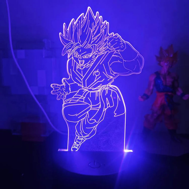 lâmpada 3d led night light goku, jiren, broly ETC...