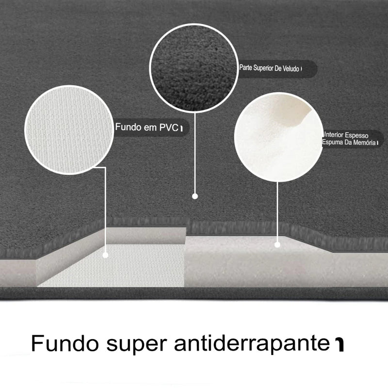 Tapete super absorvente, tapete de banho super absorvente - Vilord