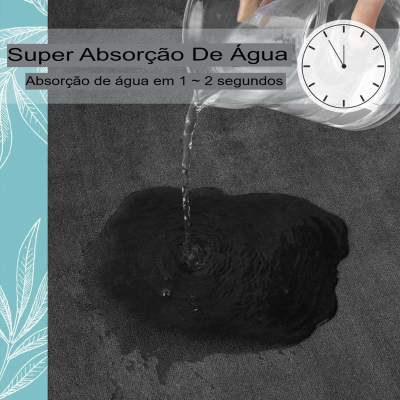 Tapete super absorvente, tapete de banho super absorvente - Vilord